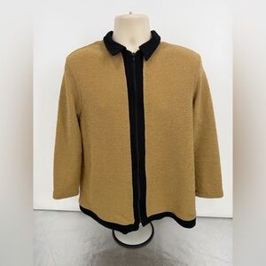 Vintage Compagnie Française Montreal Canada Women's Medium Knit Cardigan Jacket